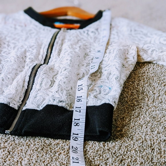 Lace Bomber Jacket - Picture 8 of 10